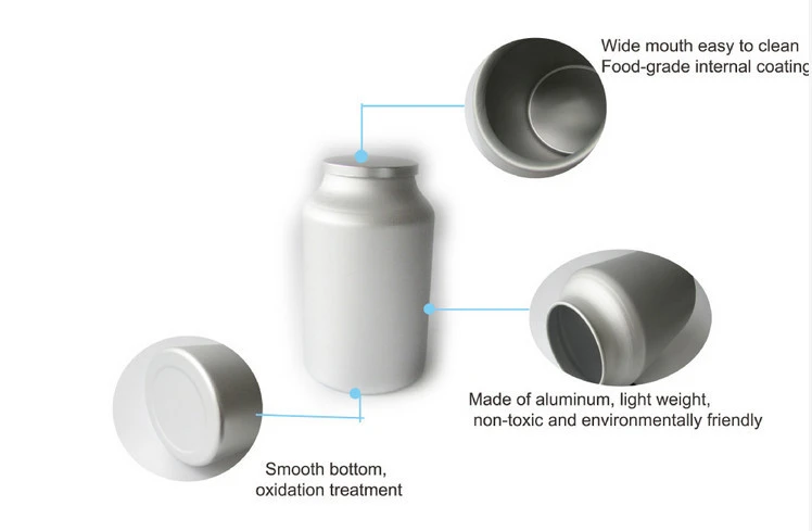 1.3L 2.6L 6.2L 6.8L 12.5L 23L aluminum screw cap bottle for liquid