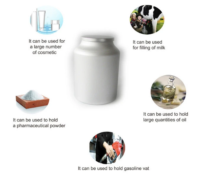 1.3L 2.6L 6.2L 6.8L 12.5L 23L aluminum screw cap bottle for liquid