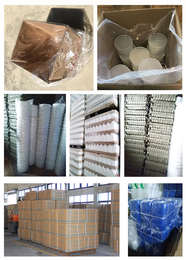 HDPE Plastic Material Fluorinated Conventional Square Bottle For Domestic Laundry Detergent