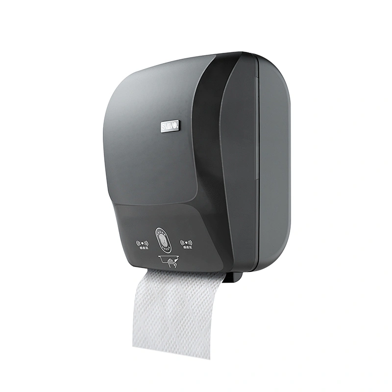 BAUBUY Electric Paper Towel Dispenser with Sensor Wall Mounted Touchless  Hand Towel Dispenser No Drilling Paper Towel Holder Tissue Dispenser for  Roll