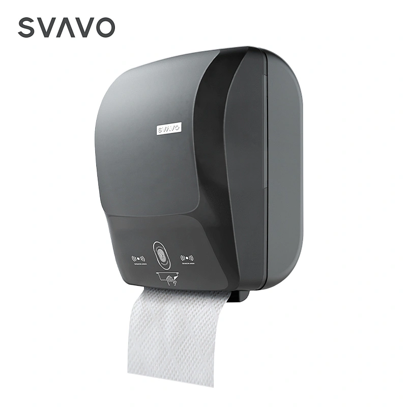 Wall Mounted Bathroom kitchen Accessories automatic sensor touchless  electric ABS plastic auto cut paper towel dispenser - AliExpress