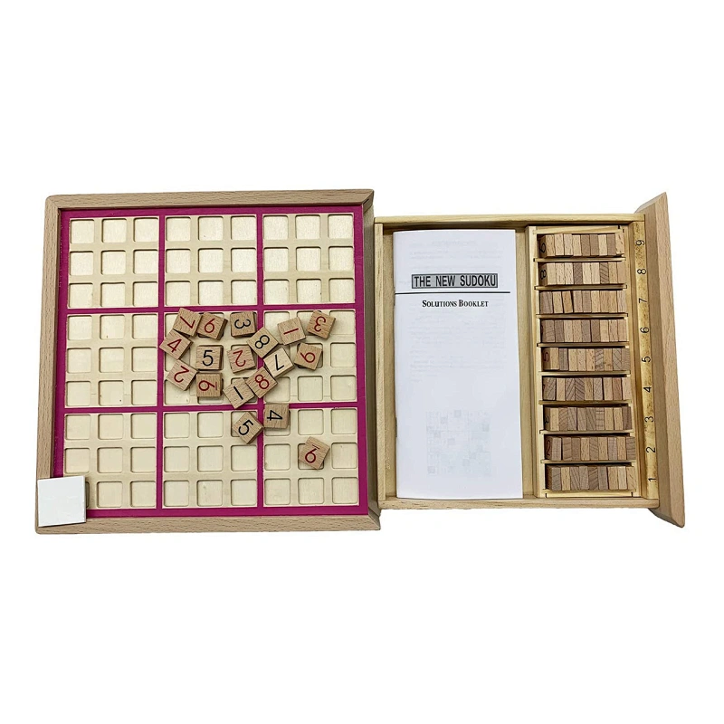 Bits and Pieces Deluxe Wooden Sudoku Board Game