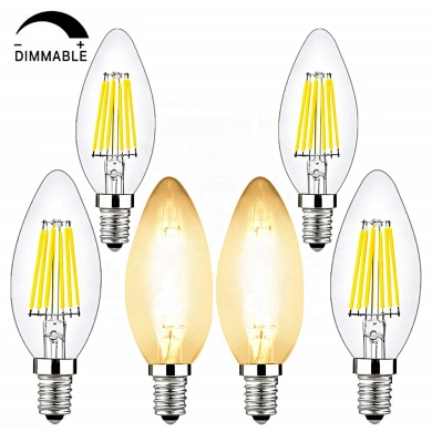 e12 led candle bulb 6w
