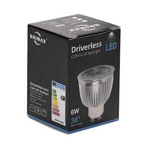ready to ship hot selling regular stock 38 degree AC230V input 2700-3000K 6W GU10 led spotlight