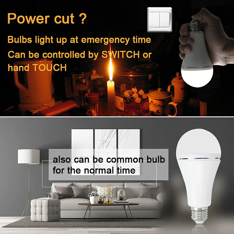 long emergency time home hotel usage common usage E27 B22 E26 78X157mm 12W emergency led bulb