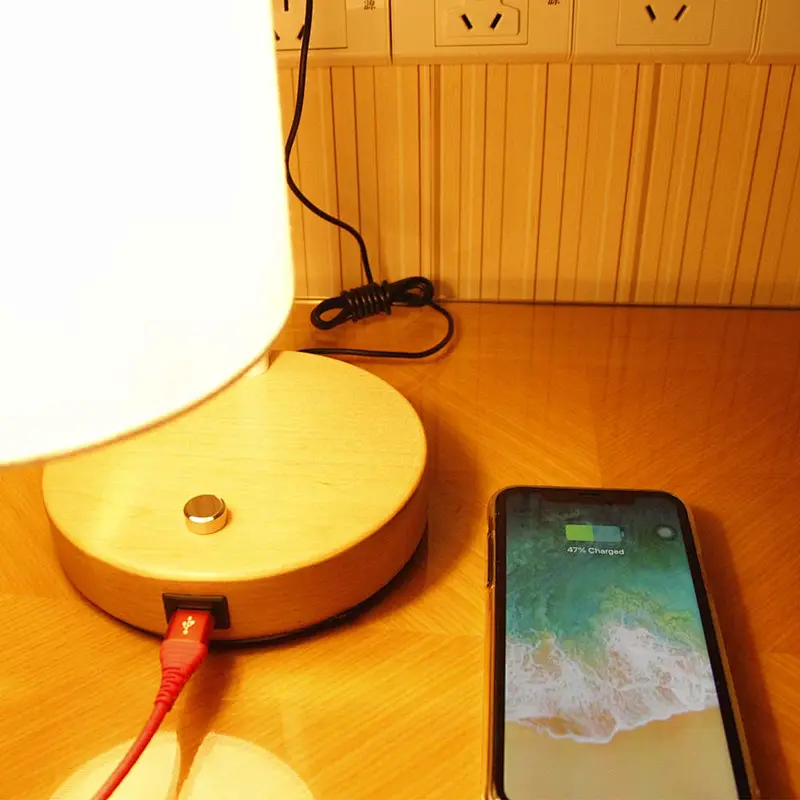 table lamp creating warm atmosphere home night light led bedside table lamp