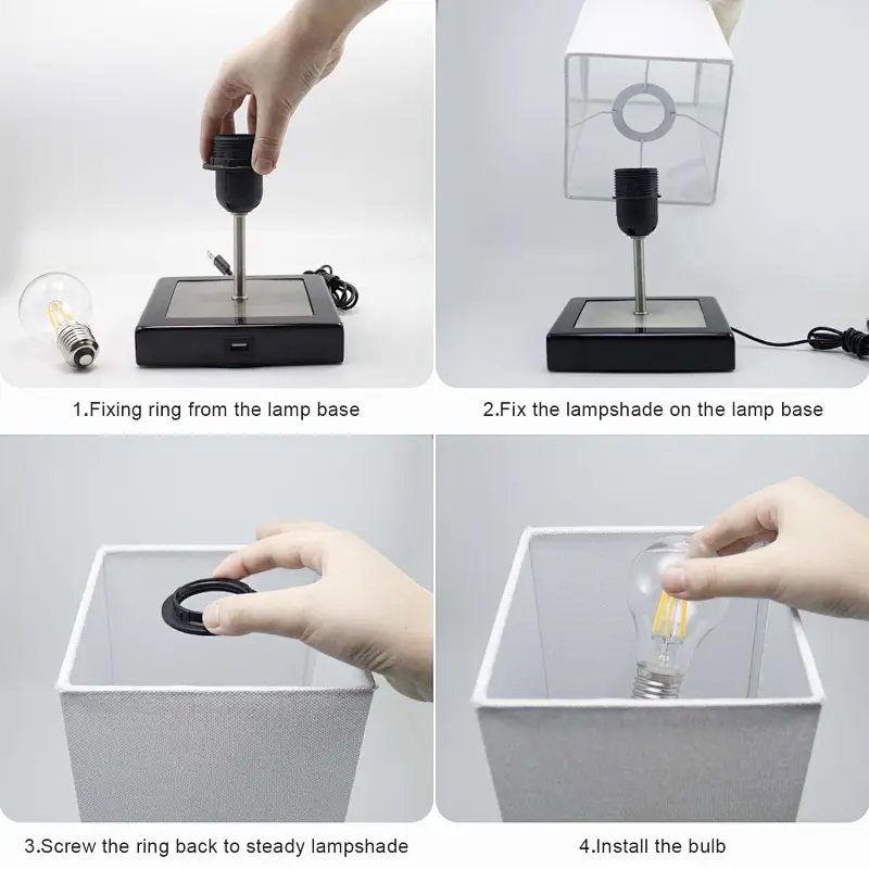 residential application one USB charging port desk lamp led