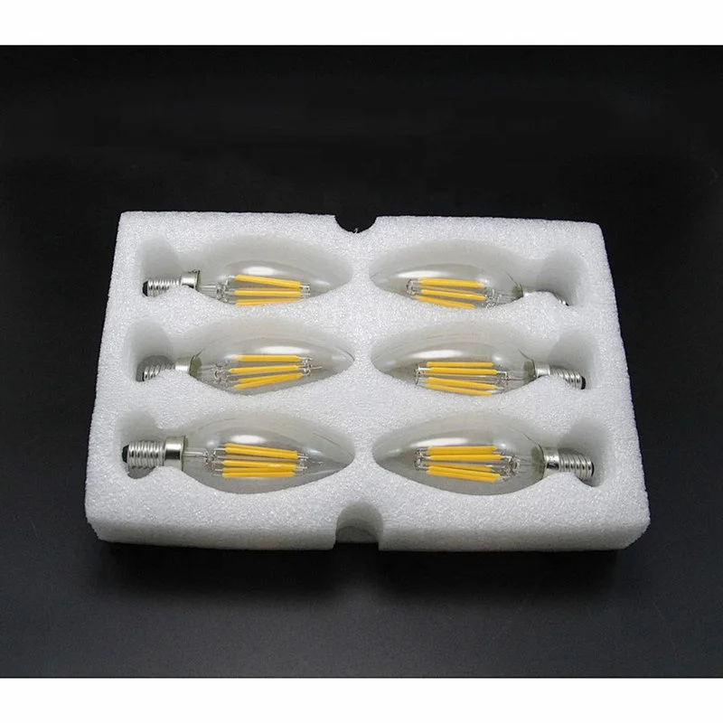 6pcs packed Brimax AC110V C35 E12 6W LED candle bulb