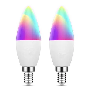 Wireless Wifi Smart Light Bulb Compatible With Alexa And Google Assistant 7w Multicolor Dimmable Led Lights Bulb