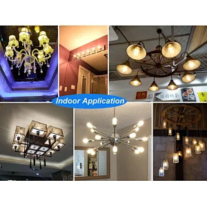 6pcs pack BRIMAX E26 E27 base dimmable LED filament bulb led string lights bulbs