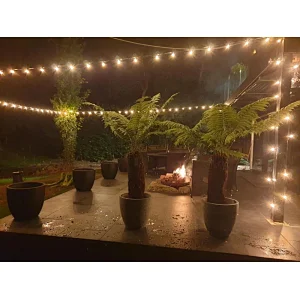 Waterproof Weatherproof Thicker Plastic Socket Safe Durable Bulb 50ft Xmas Festival Parties Decoration Outside String Lights
