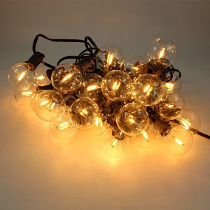 Brimax G40 Outdoor Garden String Lights 50ft Garden Patio Led String Light Outdoor