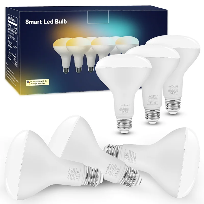 Smart BR30 PAR30 LED Bulb Cool White Natural White Warm White 100% Dimmable Residential Home Office Led Bulb
