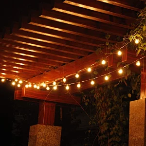 Brimax G40 Outdoor Garden String Lights 50ft Garden Patio Led String Light Outdoor