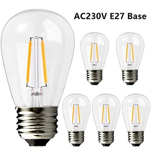 6pcs pack BRIMAX E26 E27 base dimmable LED filament bulb led string lights bulbs