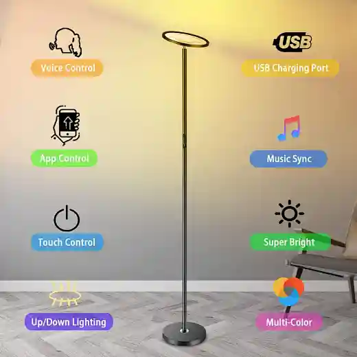 modern floor lighting