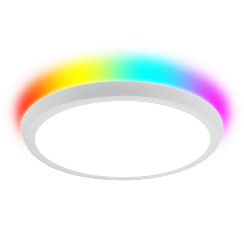 35w RGBW flush mount full color smart led ceiling light Wifi Bluetooth App Alexa Voice Control round Smart led ceiling lamp