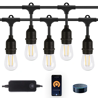 smart led outdoor string light