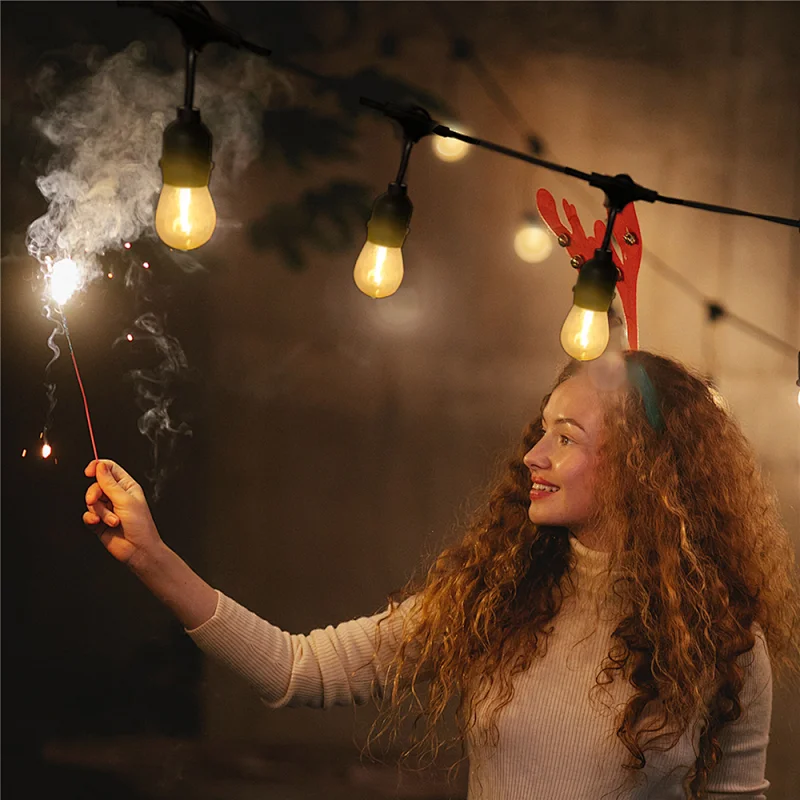 RF remote control outdoor string light