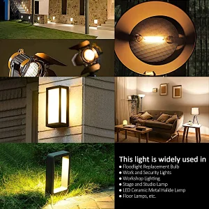 Sconce Light Replace Old J118 Halogen R7S Bulbs 7.7W 850lm 2700K Soft Warm White 118mm Dimmable R7S LED Bulbs