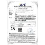 Certificates for face recognition temperature measurement device