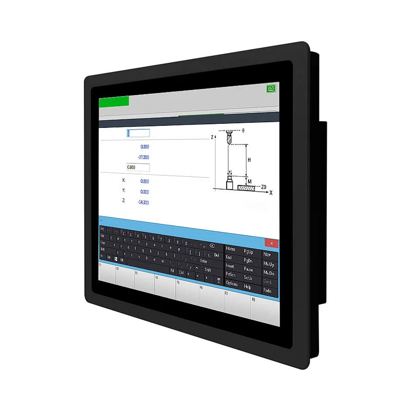 10.4 inch all in one N2830 waterproof embedded touch screen all in one industrial panel pc
