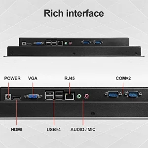 8 inch capacitive touch screen N2830/2G/32G  industrial all in one pc
