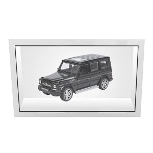 55 inch 3D touch item advertising show Transparent Infrared screen touch display cabinet