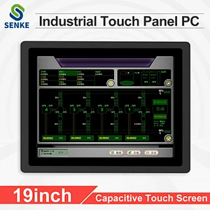 Factory sales 19 Inch Mini Free Stand Square Screen Industrial Computer All In One PC