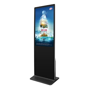 32 inch high brightness free stand lcd digital signage player advertising led display screen
