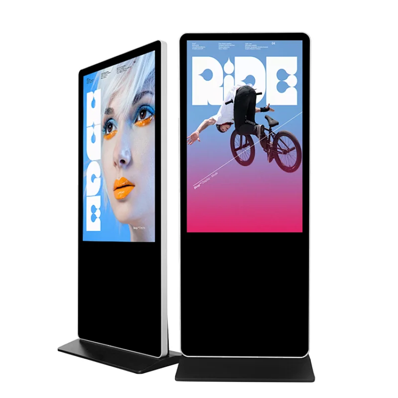 Indoor floor standing digital lcd commercial remote android advertising display screen