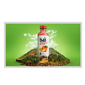 Indoor wall mounted android lcd touch screen digital signage advertising display
