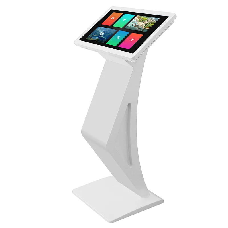 small size 19 inch self-service terminal machine floor standing touch screen information kiosk