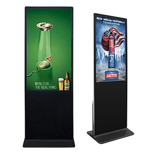 32 inch high brightness free stand lcd digital signage player advertising led display screen