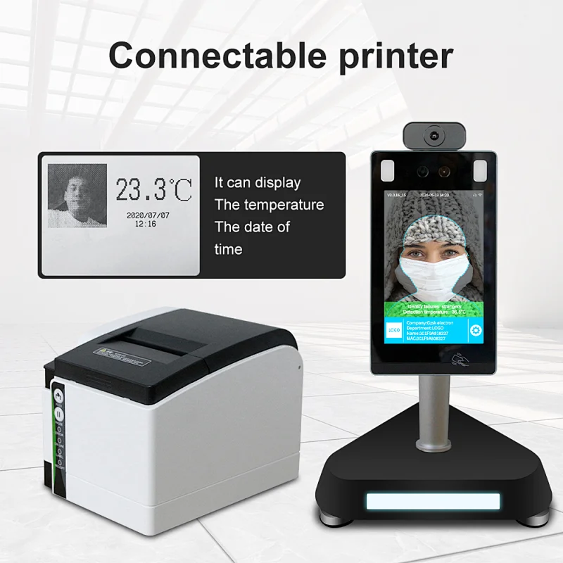 Desktop thermal camera Face Recognition Access Control Device