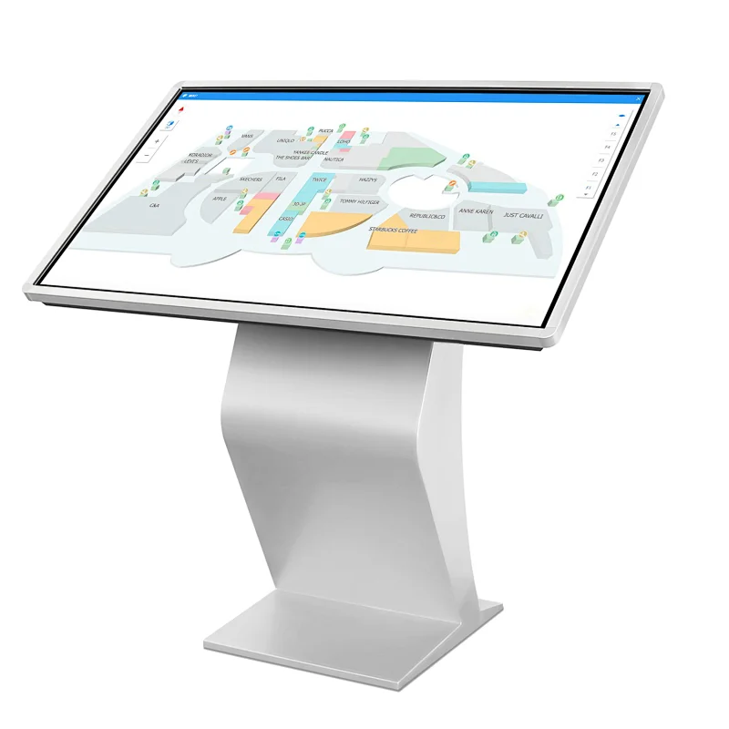 43 inch shopping mall interactive projector Infrared touch screen Information search kiosk