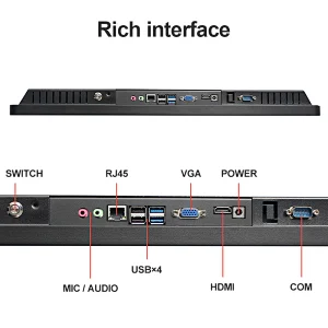 10.1 inch window Mini Touchscreen pc Wall Hanging touch all in one computer