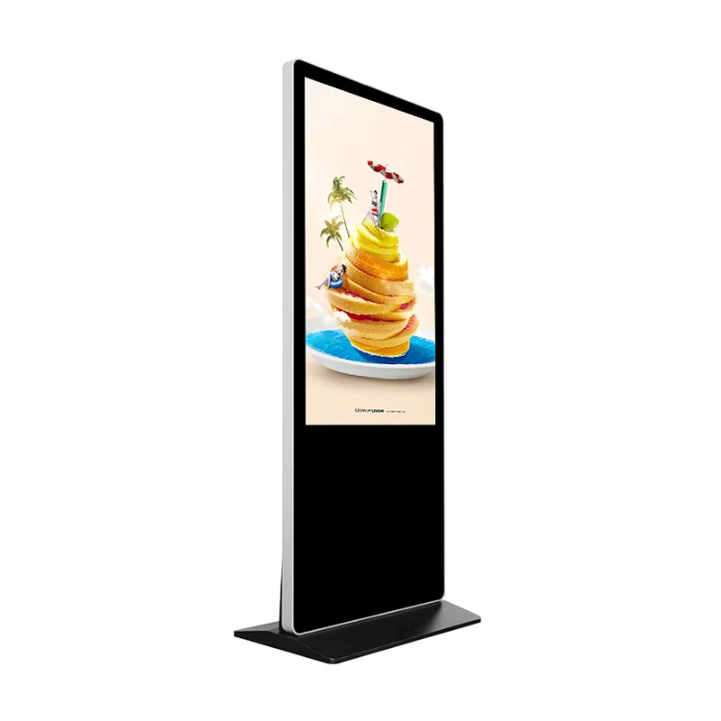 Indoor floor standing digital lcd commercial remote android advertising display screen
