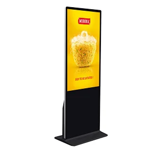 Indoor floor stand commercial lcd advertising display kiosk display screen