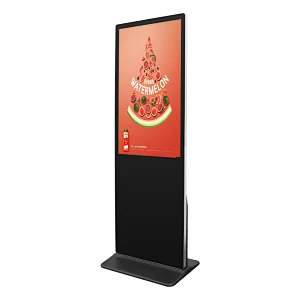 Indoor floor stand commercial lcd advertising display kiosk display screen