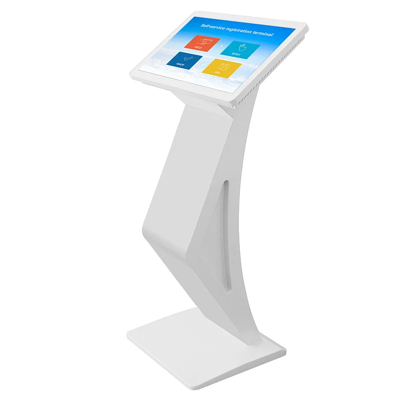 sensitive touch information printer shopping mall advertising touch screen kiosk