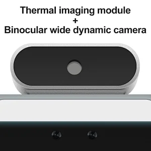 Android face recognition door access system with automatic face search and human temp camera