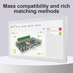 10.1 inch window Mini Touchscreen pc Wall Hanging touch all in one computer