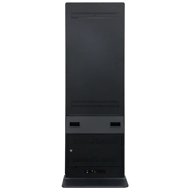 50 inch building floor standing indoor LCD full color kiosk displays digital signage