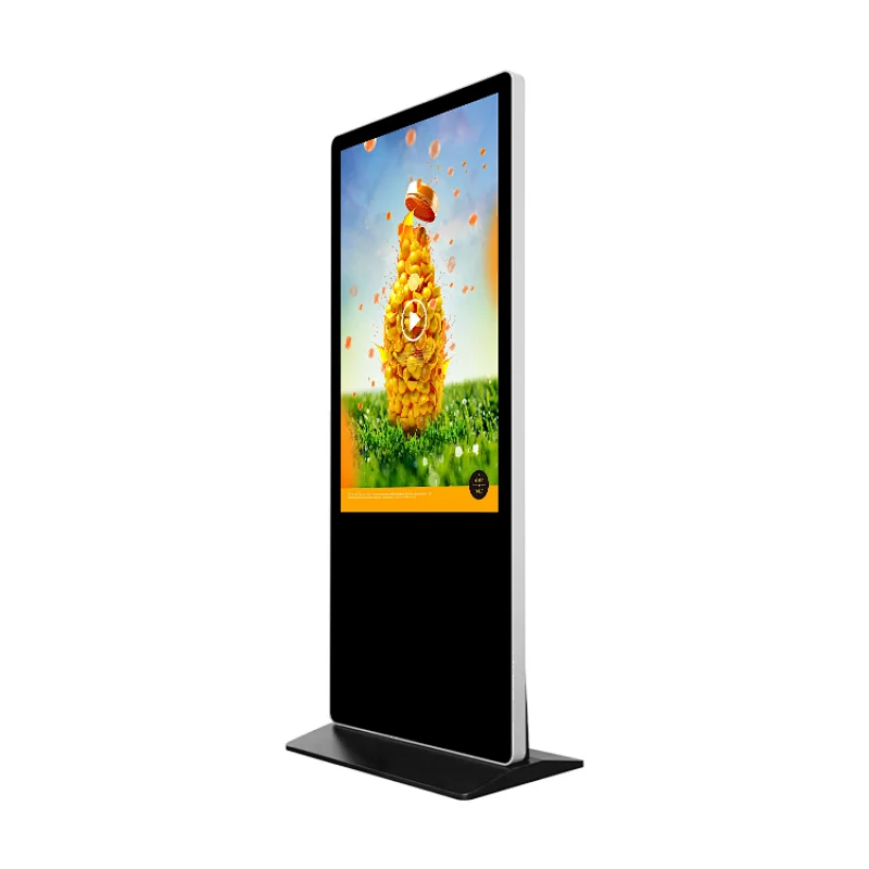 free standing infrared touch screen android interactive advertising player