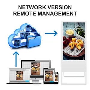 43 Inch High Resolution Light Portableled Advertising Digital Board Signage Display