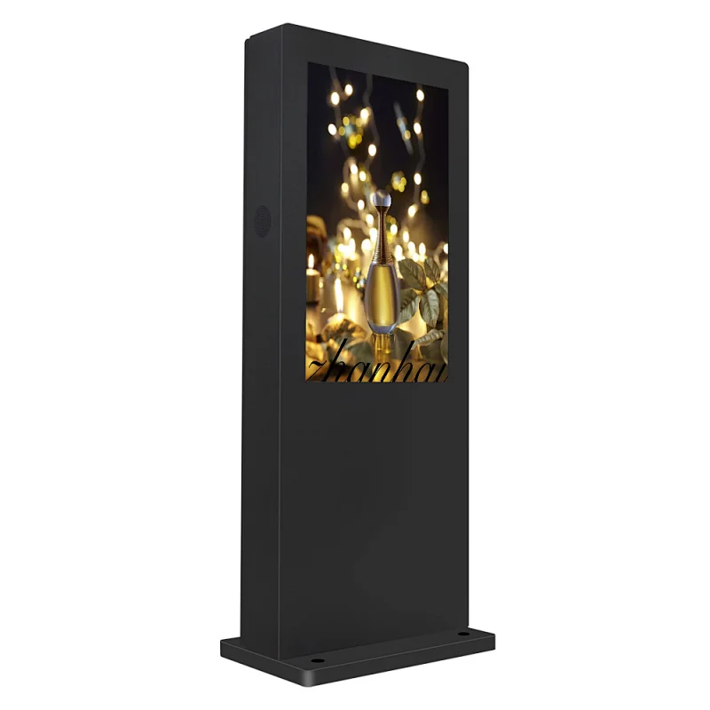 Waterproof outdoor advertising digital display led screens nano touch floor stand digital signage totem