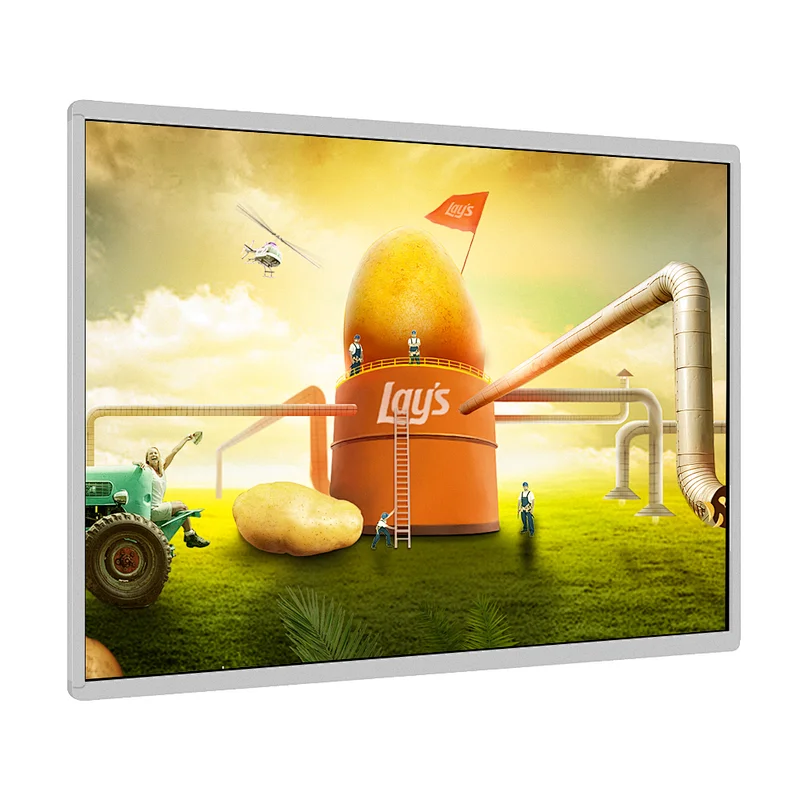 Wall hanging 65 inch multi - scene advertising hd led smart playback panel pc