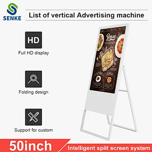 High Resolution Shopping Center Lcd Ad Retail Advertising Display Monitor Digital Signage Totem