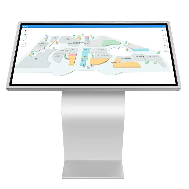 43 inch shopping mall interactive projector Infrared touch screen Information search kiosk
